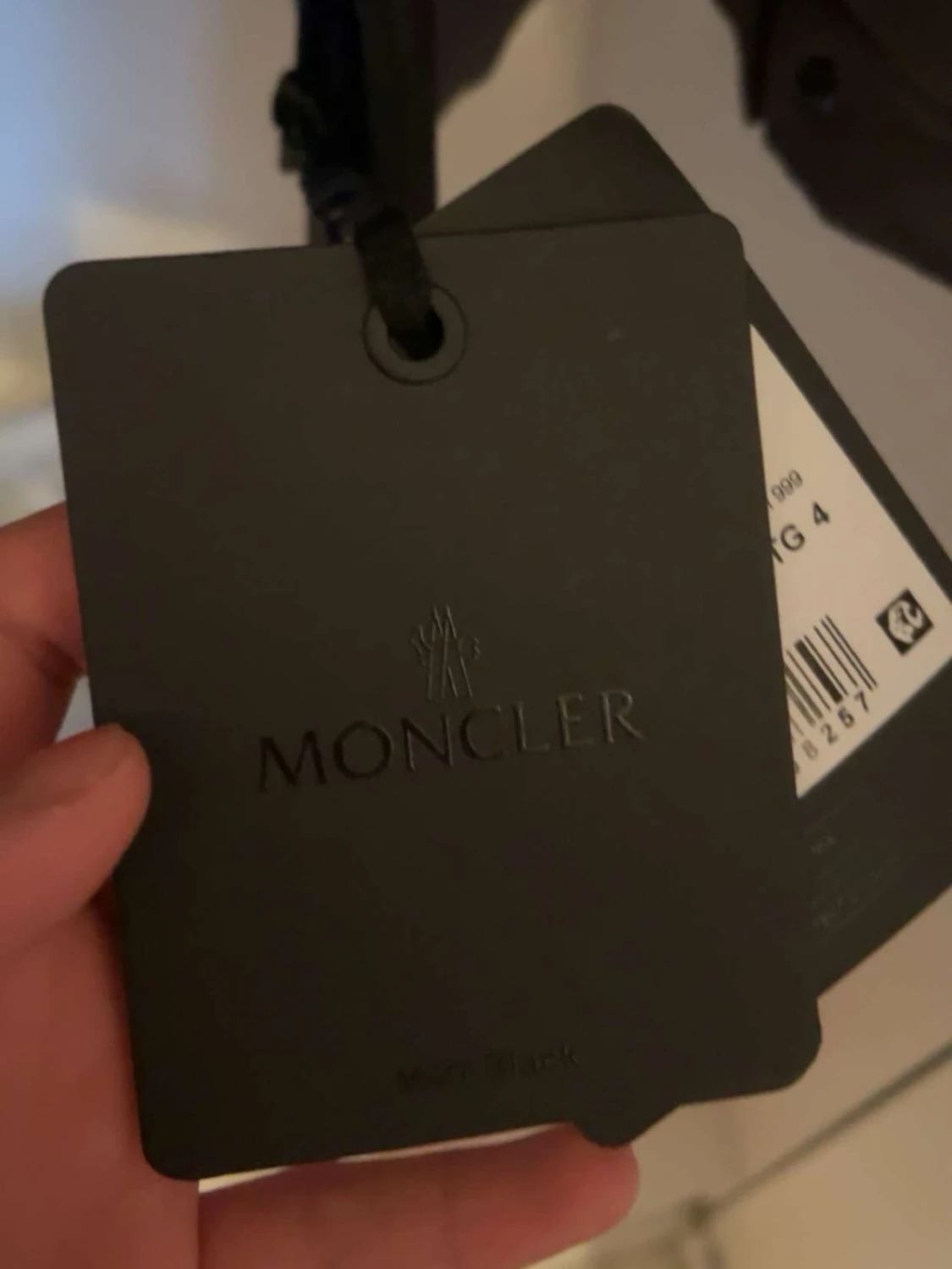 Svart dunjacka från Moncler - 2