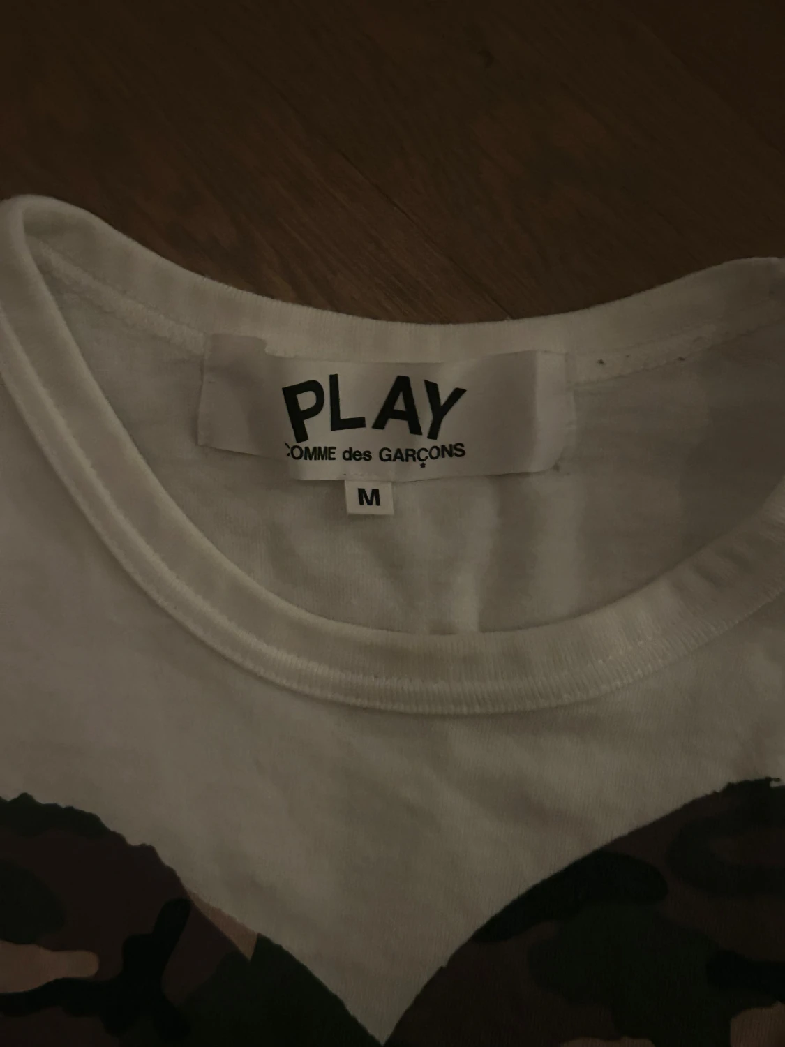 Vit Comme des Garçons Play t-shirt - 1