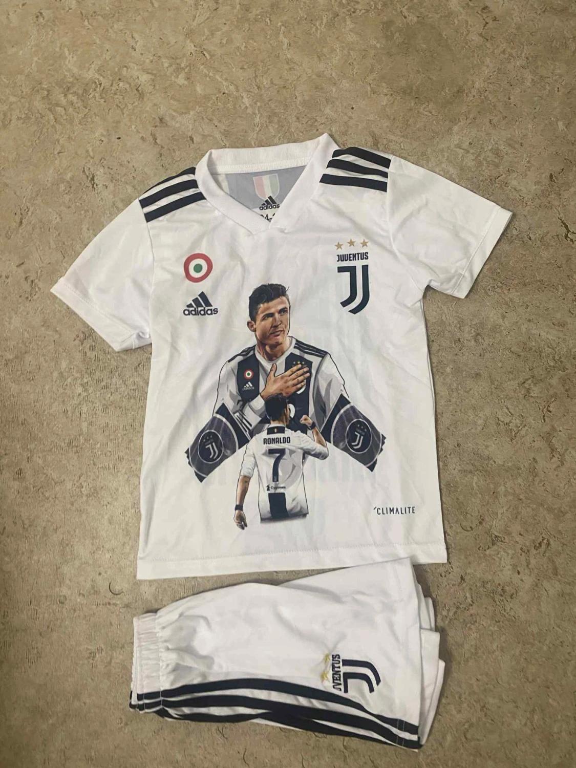 Juventus Ronaldo fotbollströja set