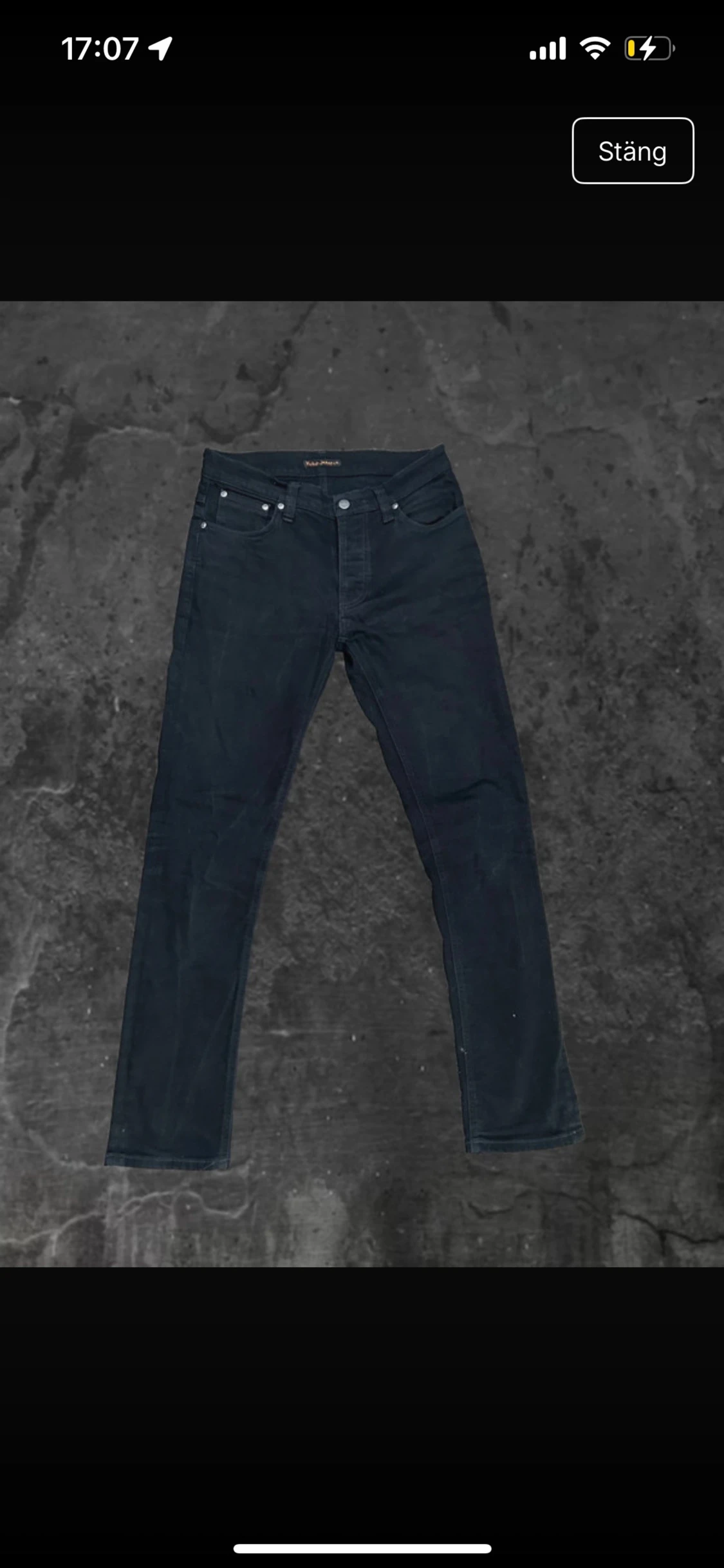 Svarta Nudie Jeans Skinny 29/32 - 3
