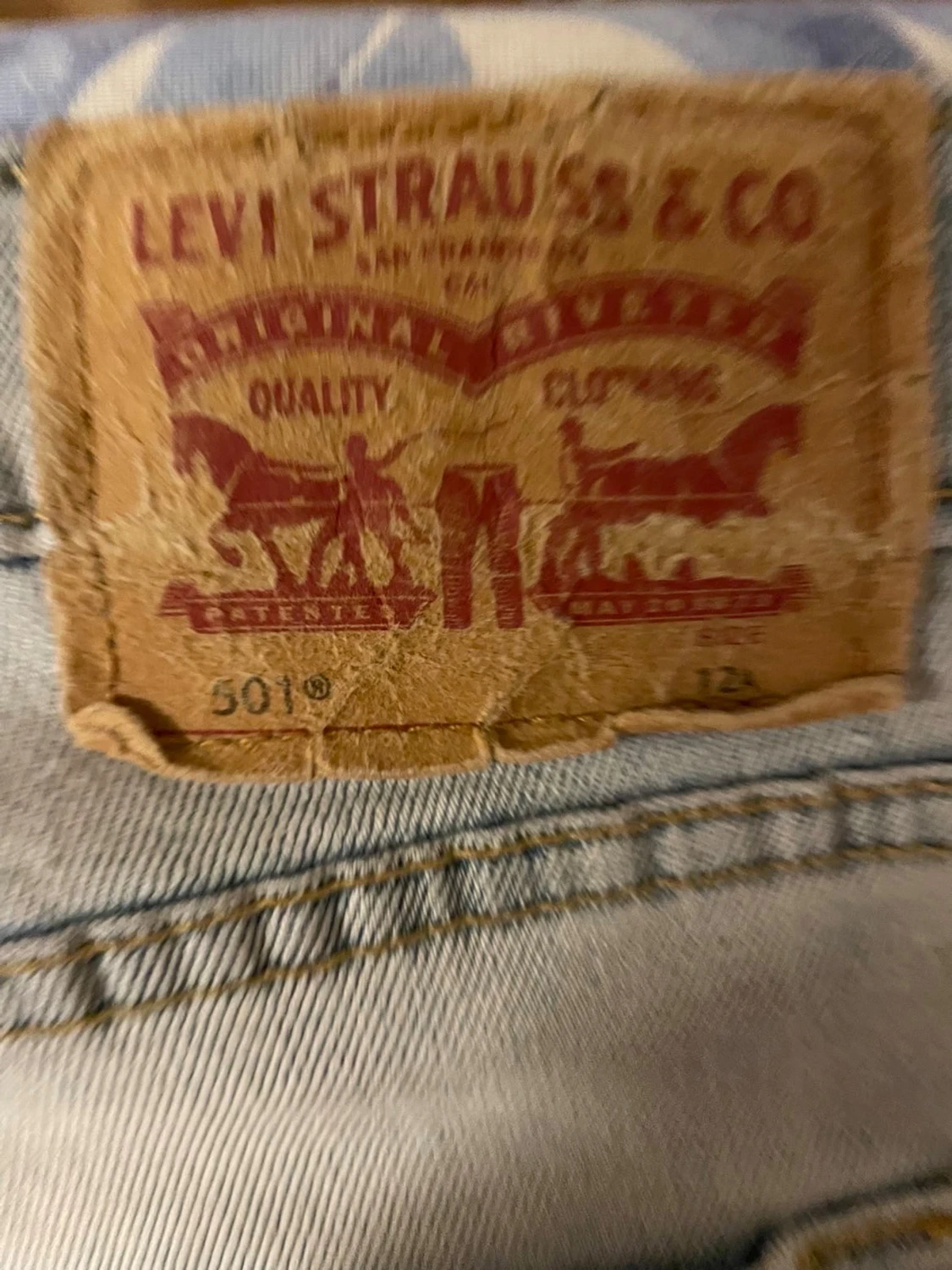 Levi's 501 ljusblå jeans - 1