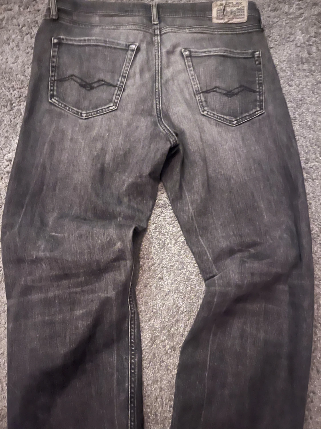 Replay svarta jeans straight fit - 1