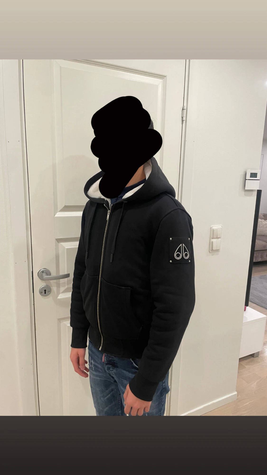 Svart teddyjacka från Moose Knuckles - 1