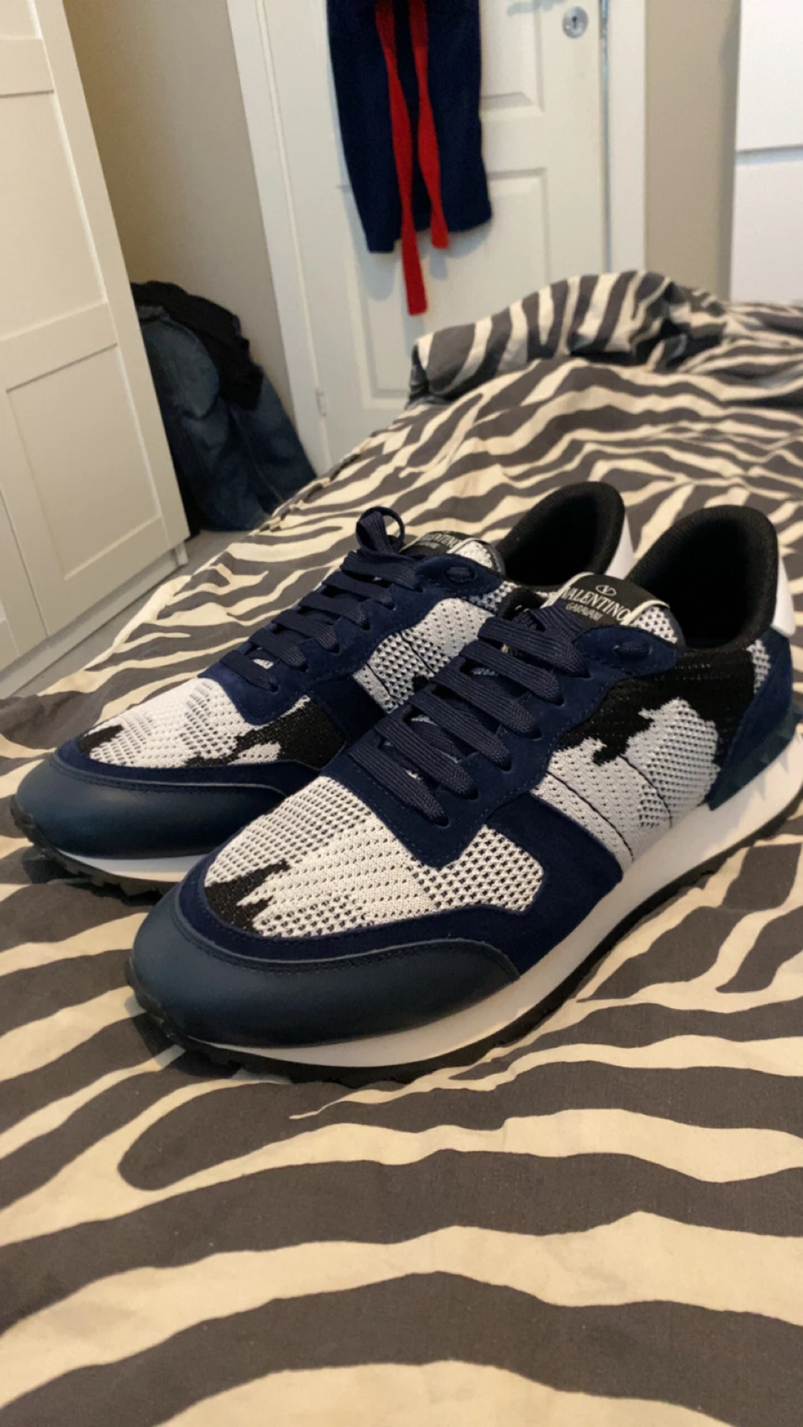 Valentino Rockrunner blå sneakers