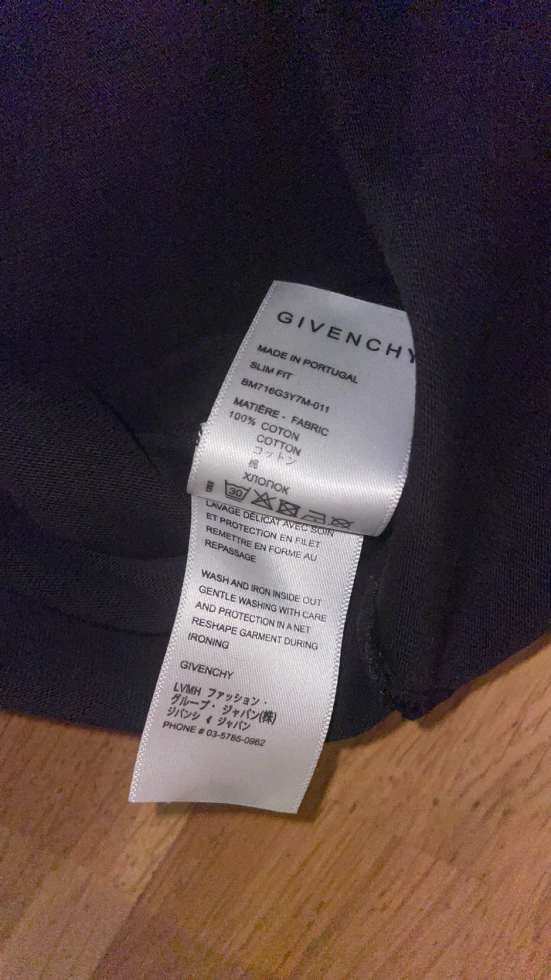 Svart Givenchy Paris tshirt - 3