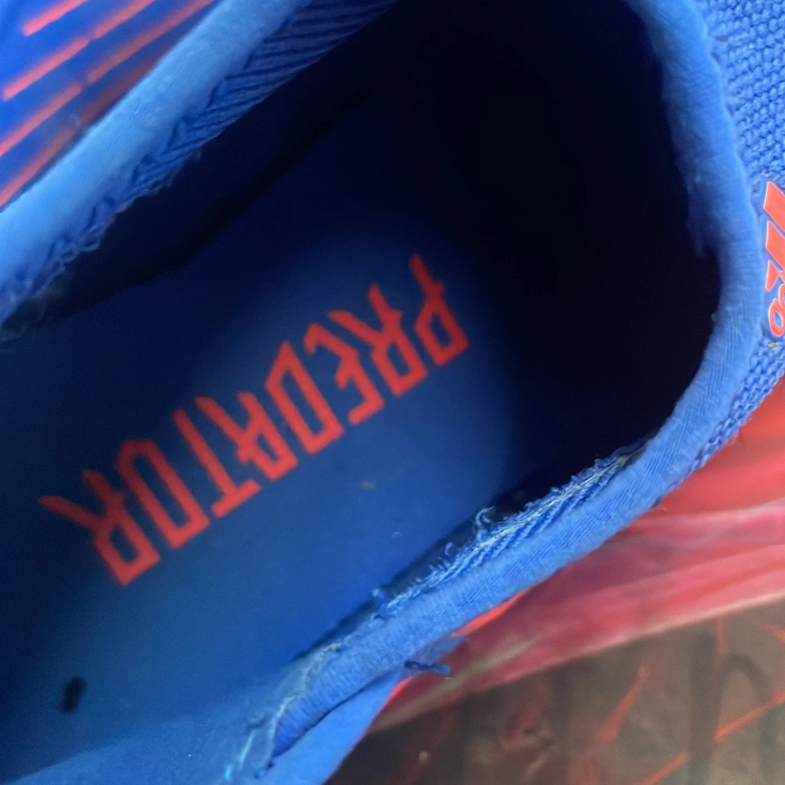 Adidas Predator blå fotbollsskor - 1