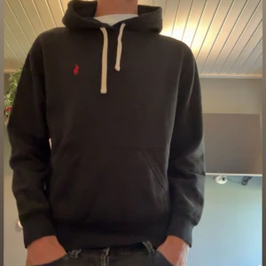 Polo Ralph lauren hoodie - Svart hoodie från Polo Ralph Lauren i storlek XS. Klassisk design med vit snörning, röd broderad logga på bröstet och känguruficka. Mjuk och skön bomullskvalitet, perfekt för chill dagar. Snygg och enkel att matcha med allt. Ny pris 2300 mitt pris 899. (Inga defekter)