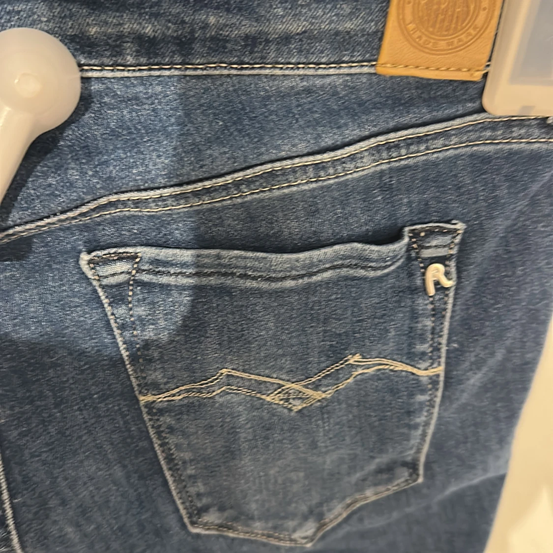 Replay blå jeans med raka ben - 2