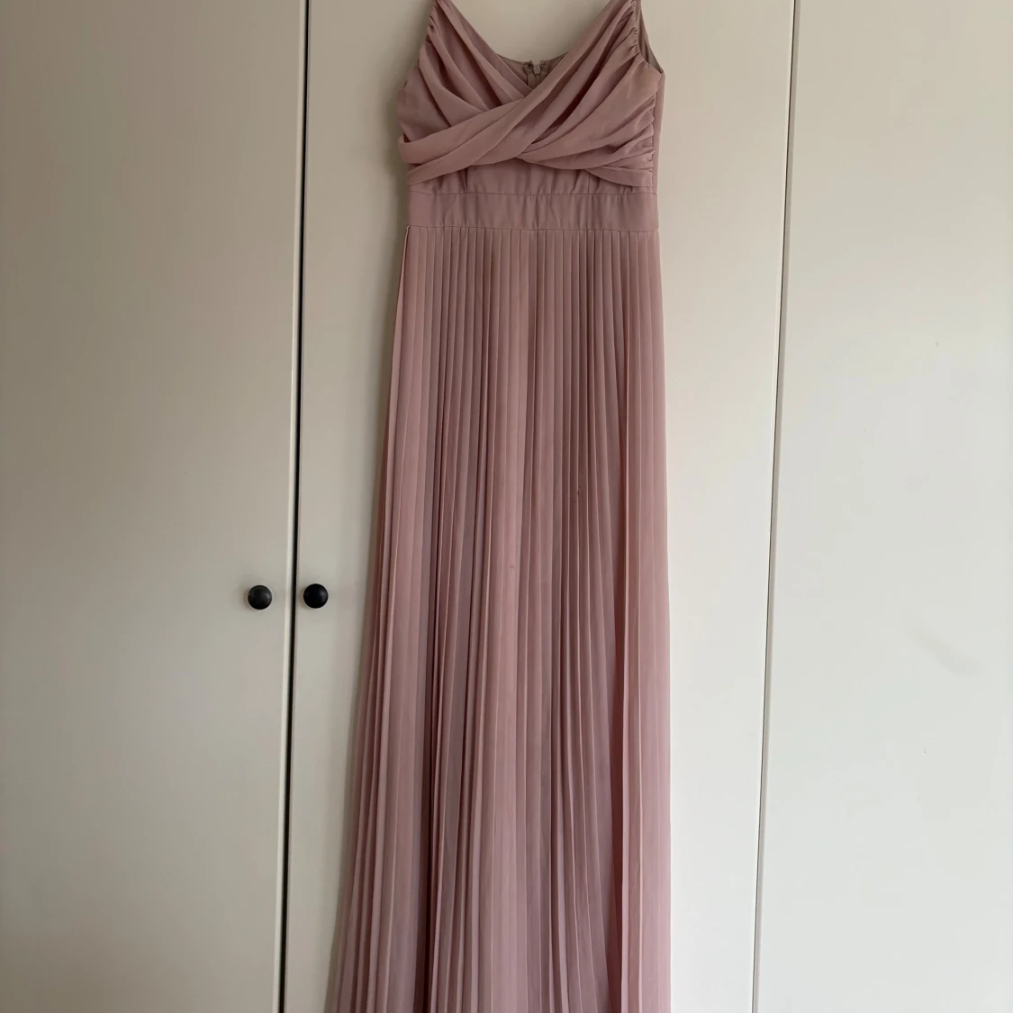 Ljusrosa långklänning 