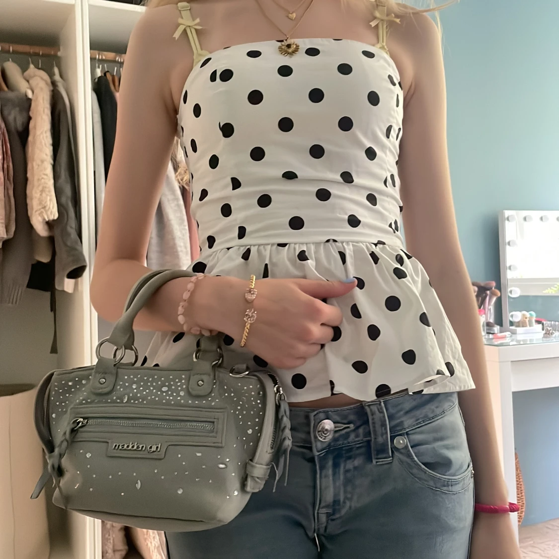 Prickig volangtopp från Bik Bok - 1