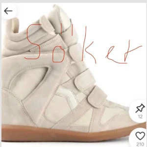 SÖKER isabel marant❣️ - Söker marants i atrorlek 36 eller 37!✨Spelar ingen råll villken färg alla förutom svarta!❤️skriv gärna till mig om ni har ett par!❣️❣️☺️UNDER 1000kr!