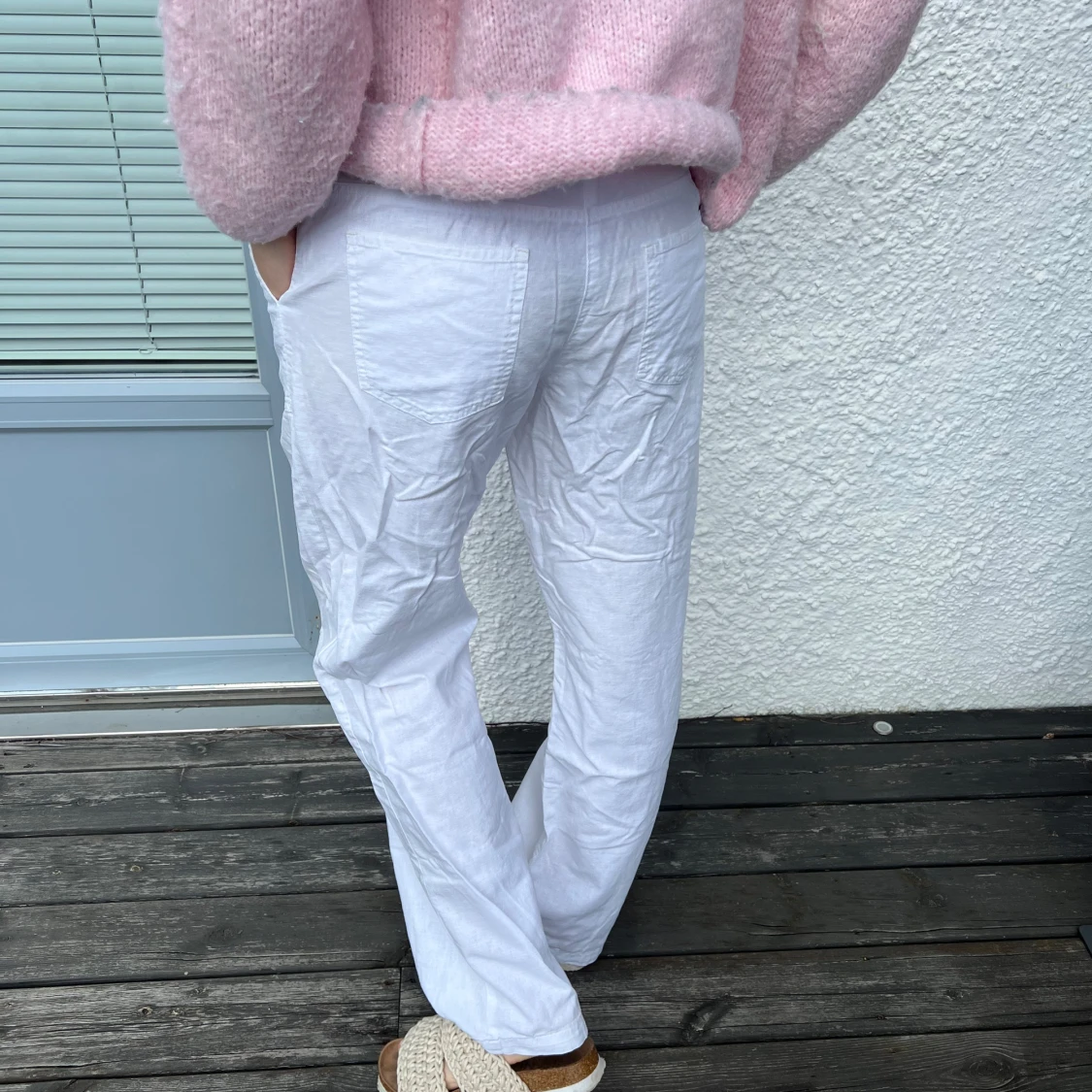 Lågmidjade linnebyxor - 2