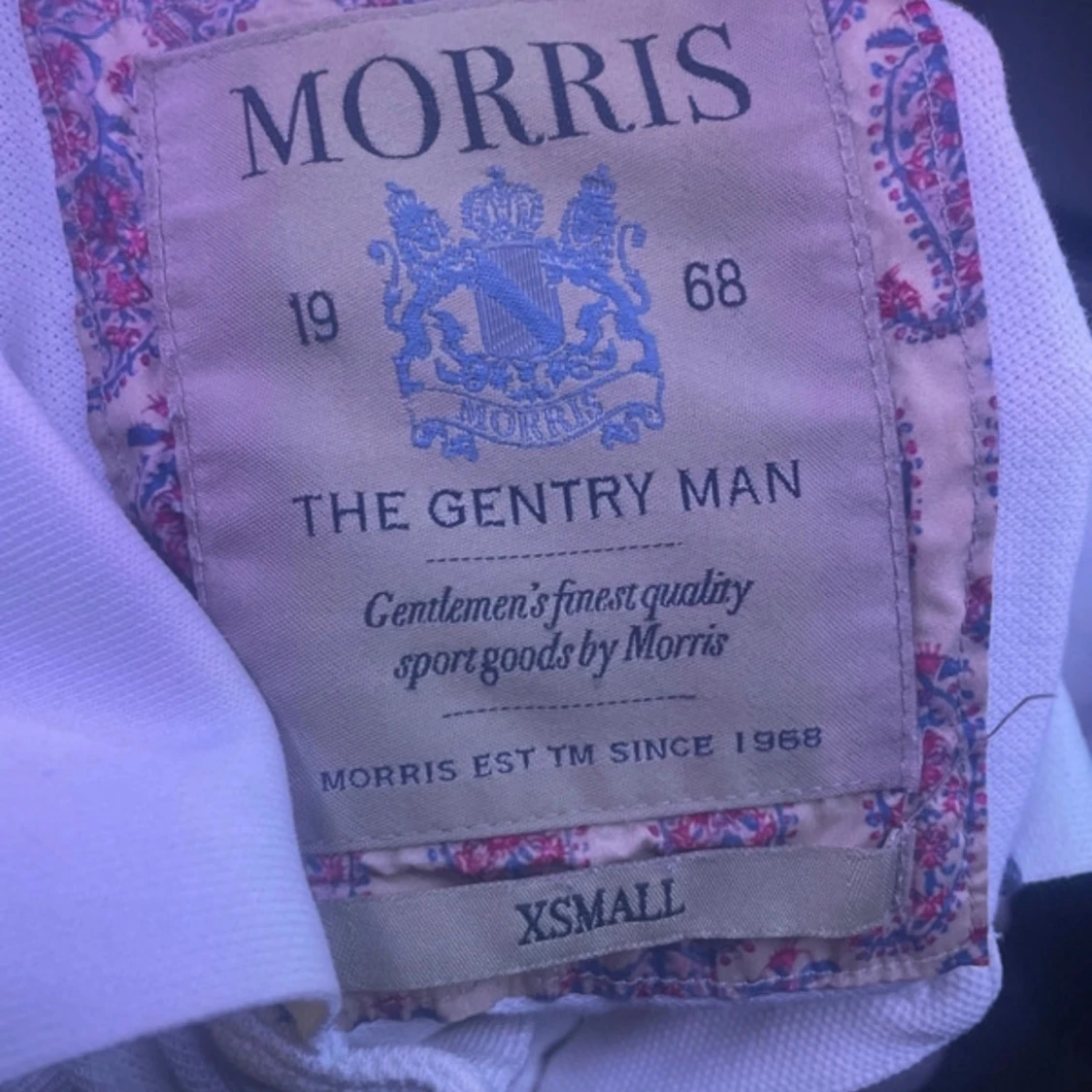 Vit pikétröja från Morris XS - 2