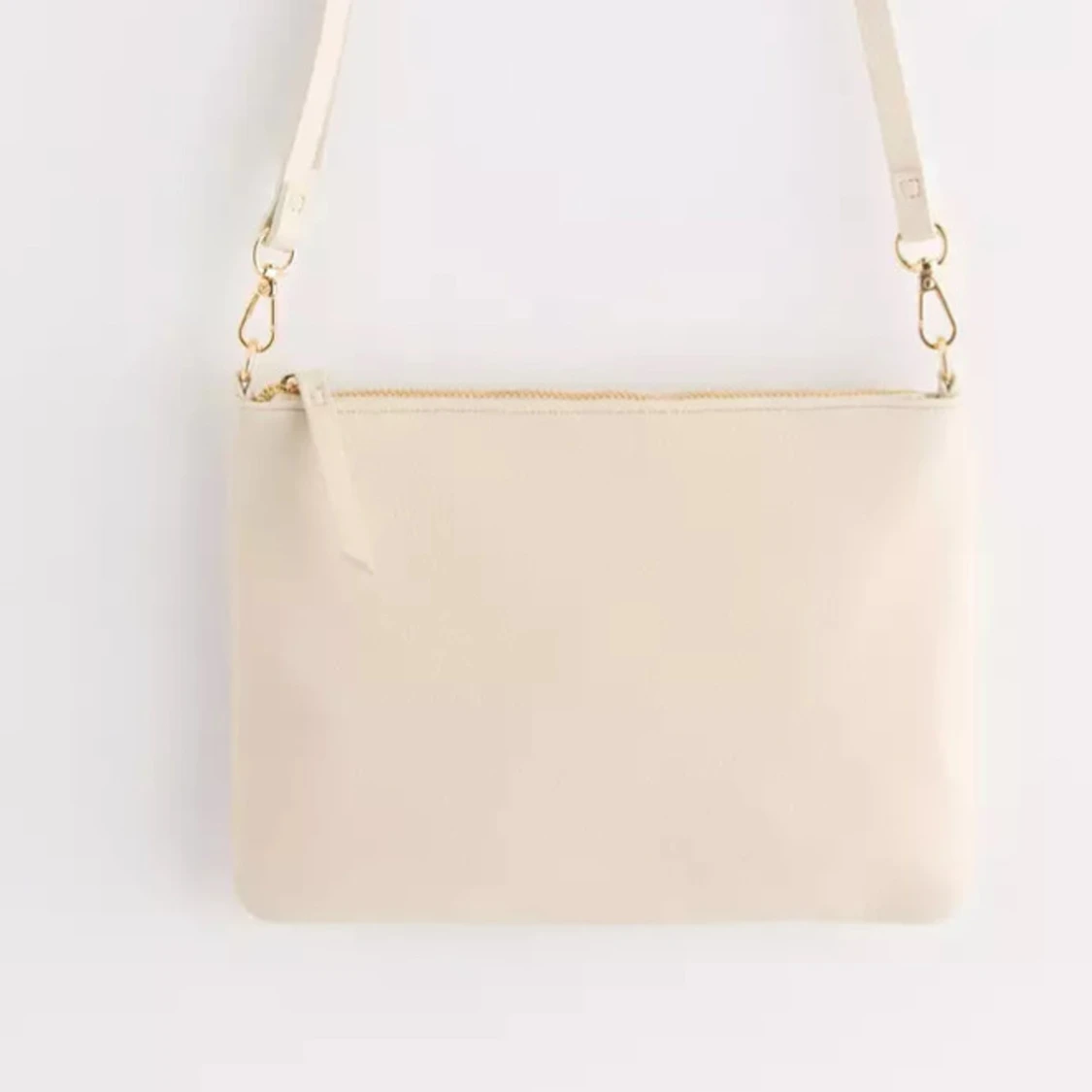 Beige/vit väska - 1