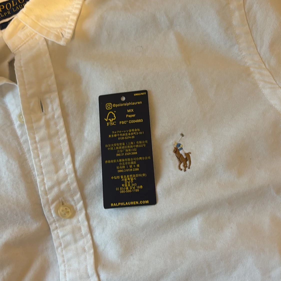 Vit kortärmad skjorta Polo Ralph Lauren - 3