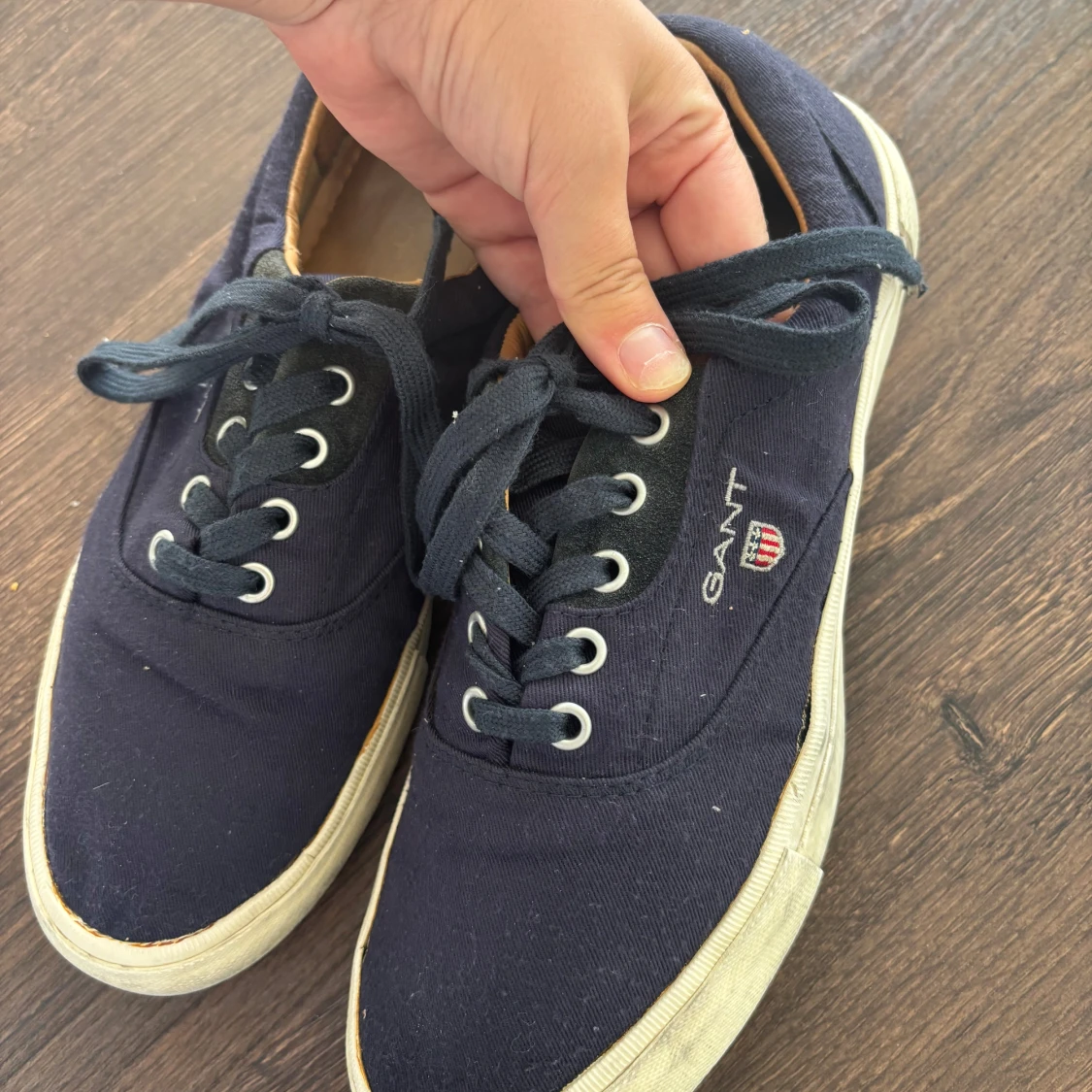 Marinblå sneakers från Gant - 1