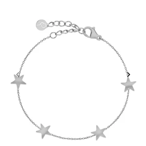 Silverarmband med stjärnor från Edblad - Sirius Bracelet Multi Steel.                                       Detaljer: Diameter 7 mm, armbandets justerbara längd 15,5-18,5 cm Blankt rostfritt stål Nickelsäkert Vattentålig. Artikelnummer: 124407