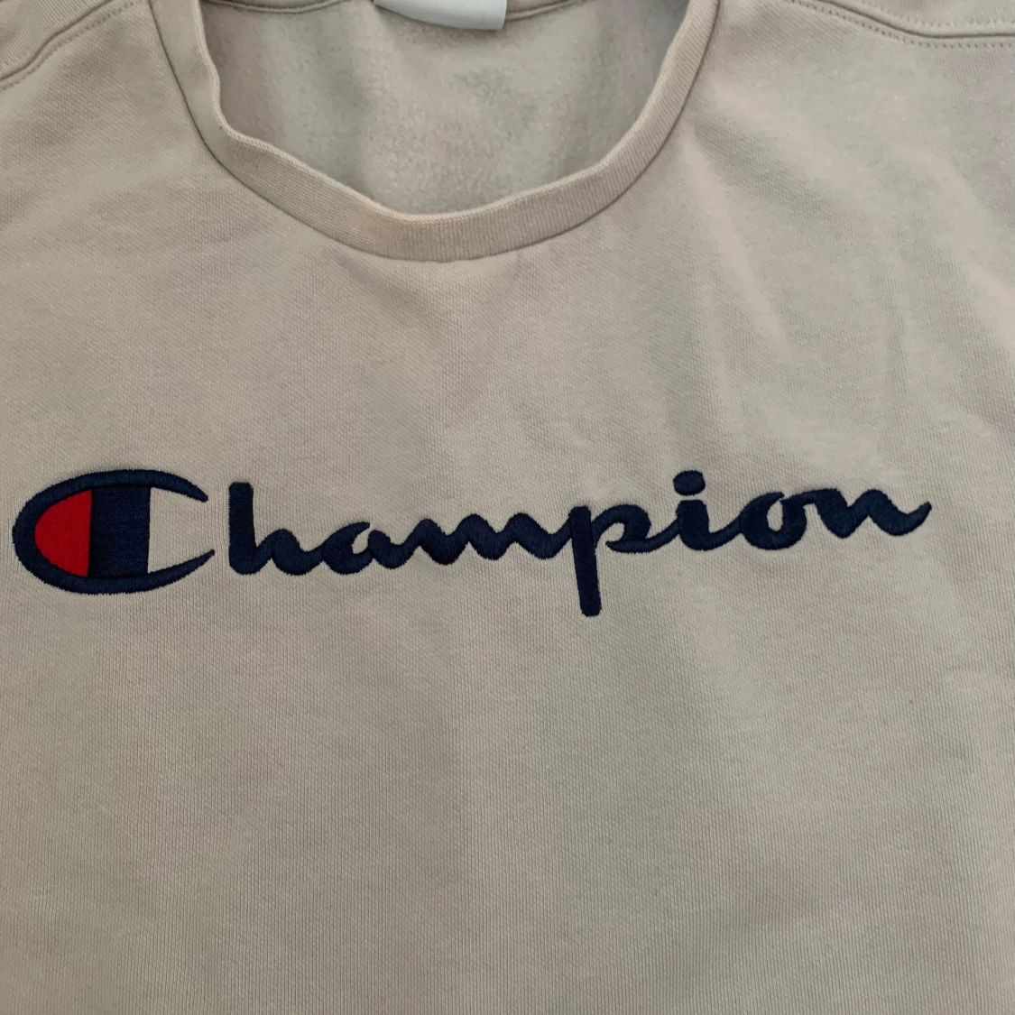 Beige Champion sweatshirt - 1
