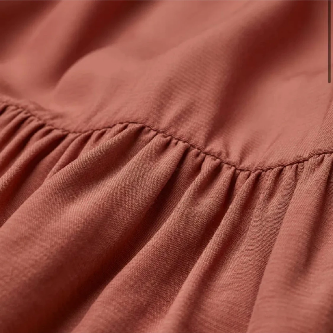 Bronze långkjol med volang - H&M - 2