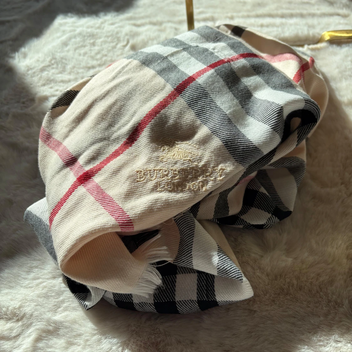 Rutig halsduk från Burberry