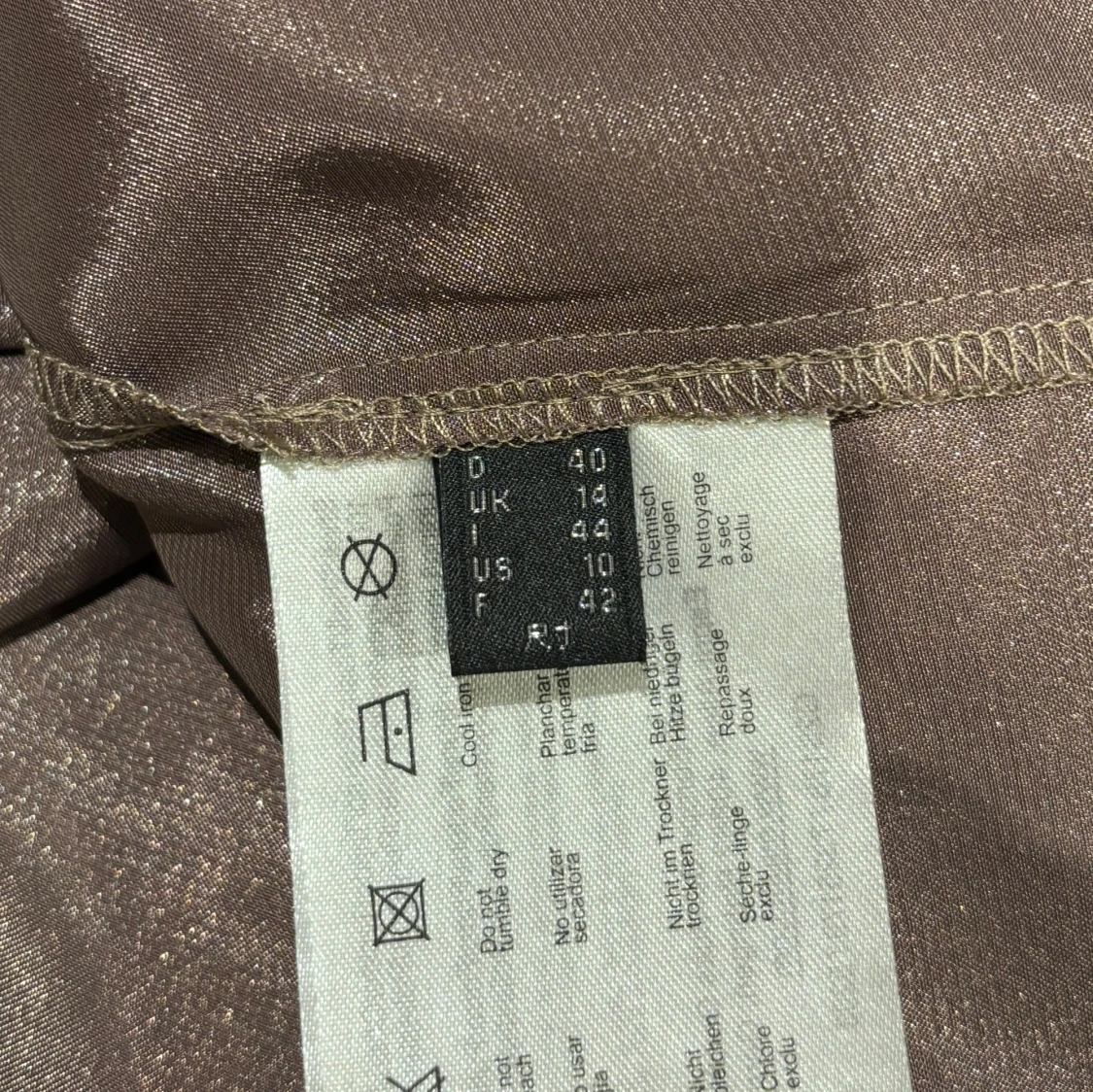 Brun klänning från Esprit - 4