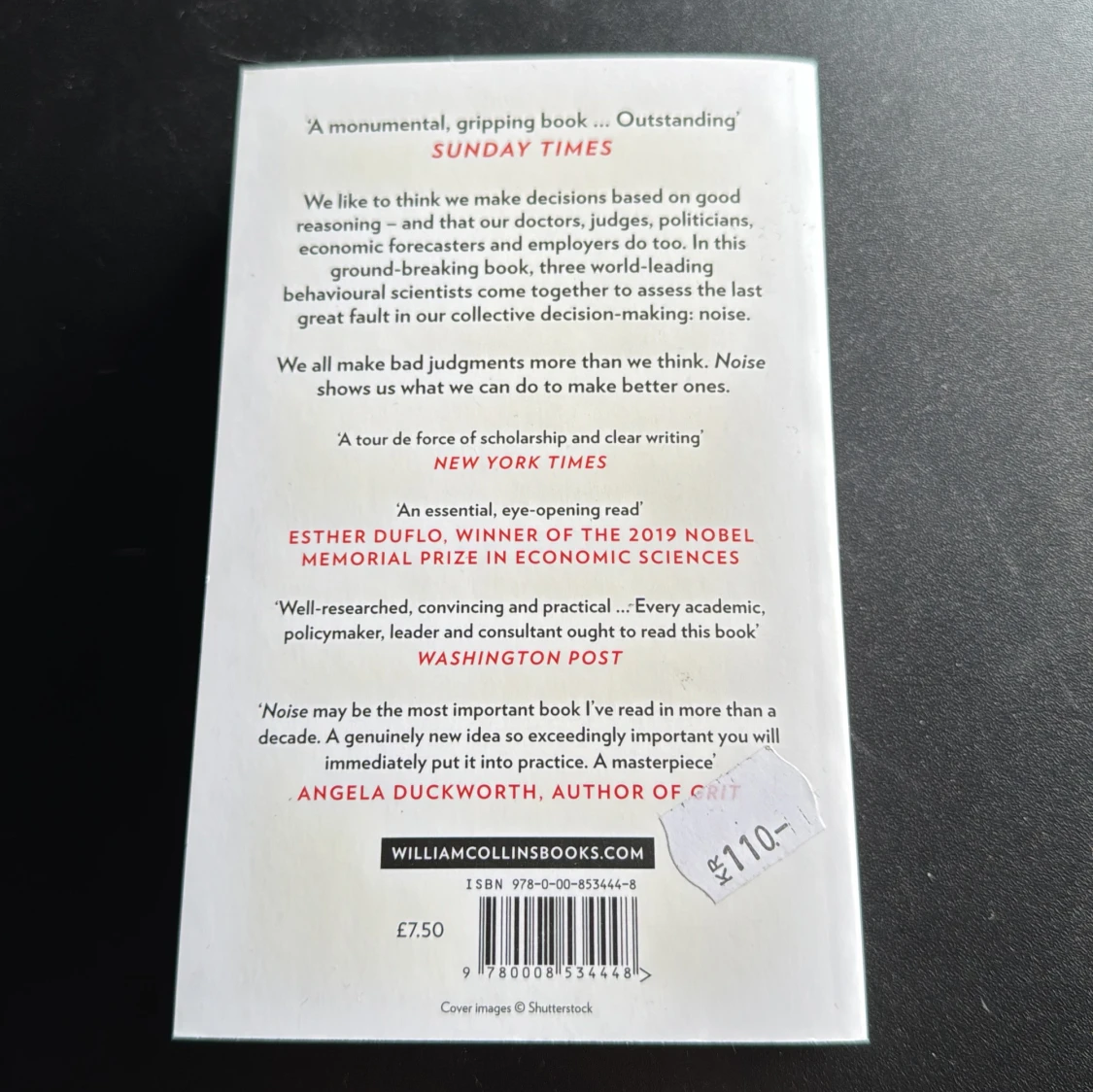 Noise: A Flaw in Human Judgment - 1