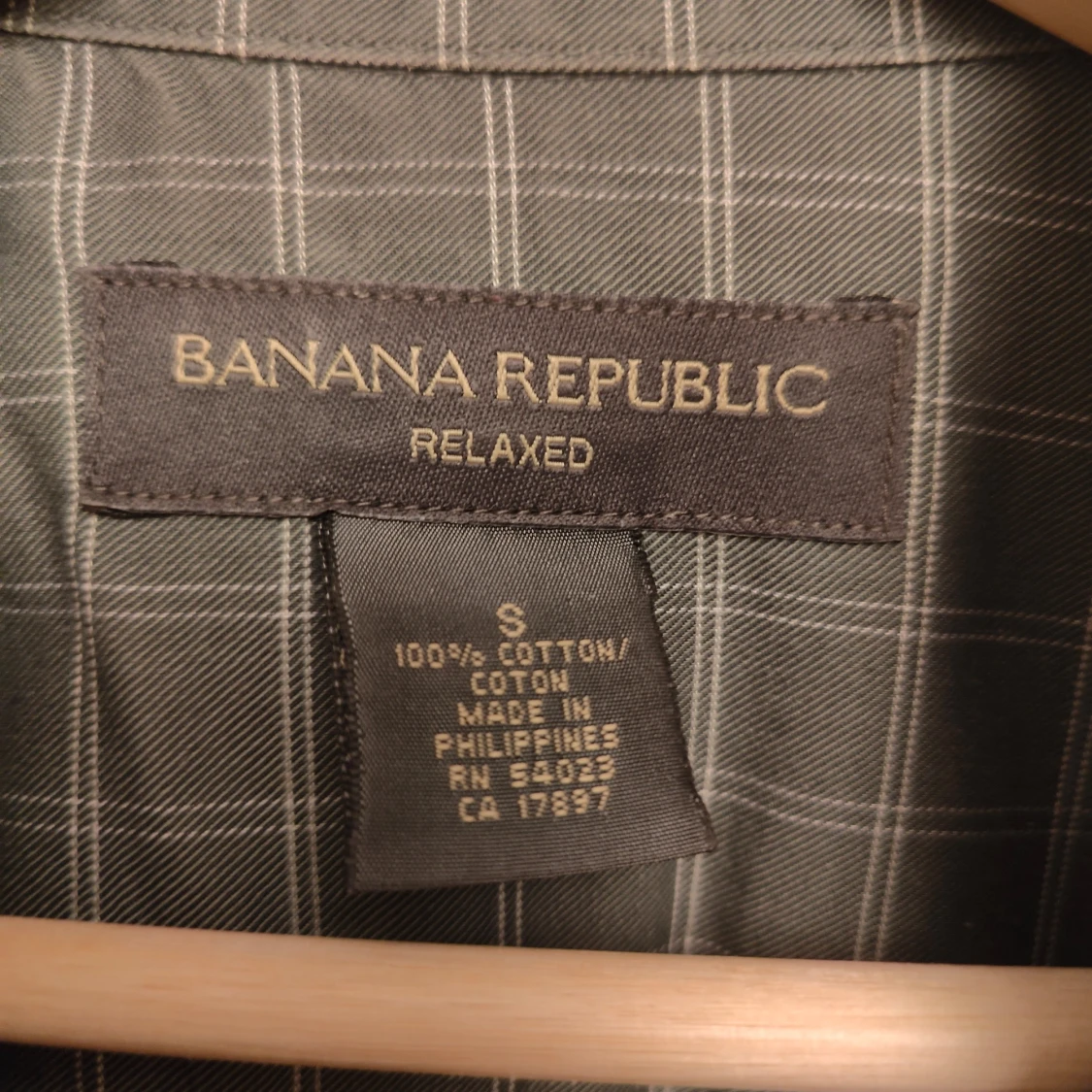 Grön rutig skjorta från Banana Republic - 2