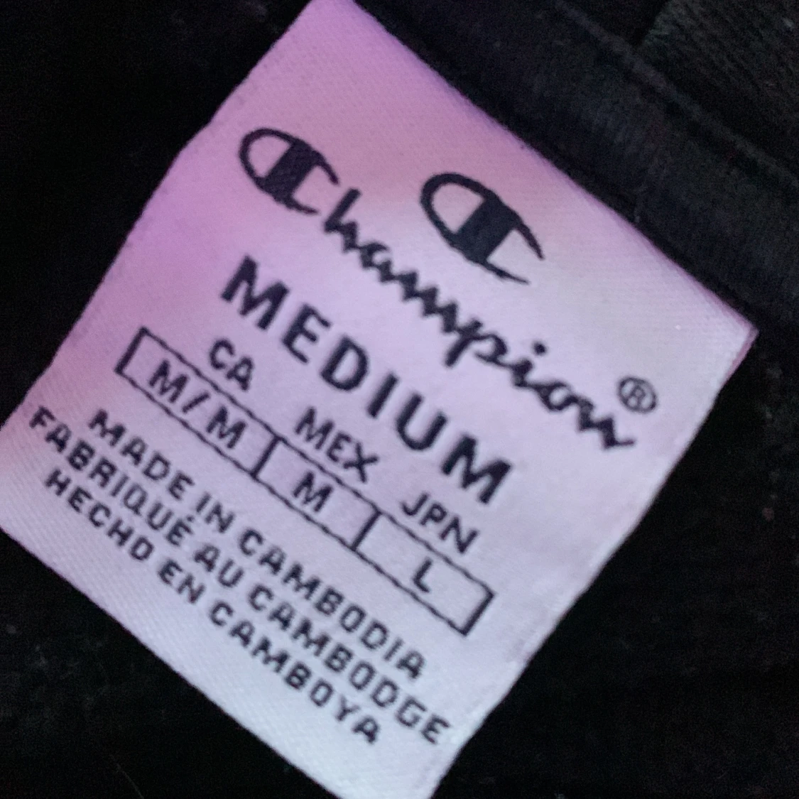 Svart och vit hoodie från Champion - 3