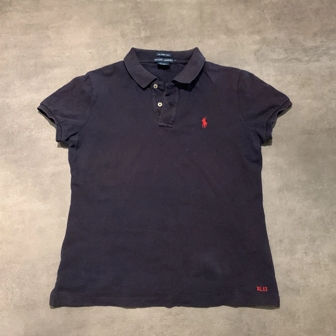 Mörkblå pikétröja från Ralph Lauren - 1