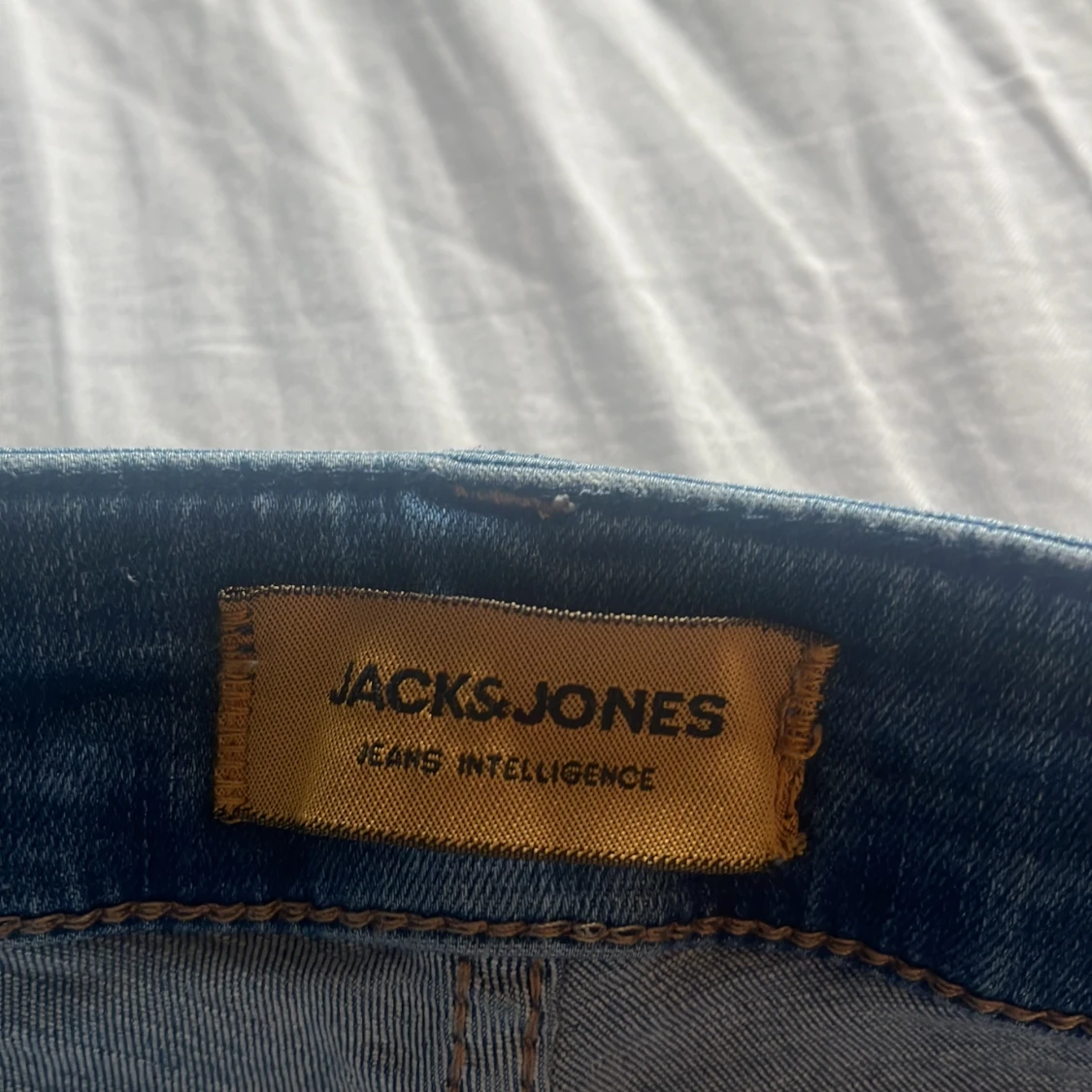Blå jeans från Jack & Jones, 28/32 Slim Glenn - 4