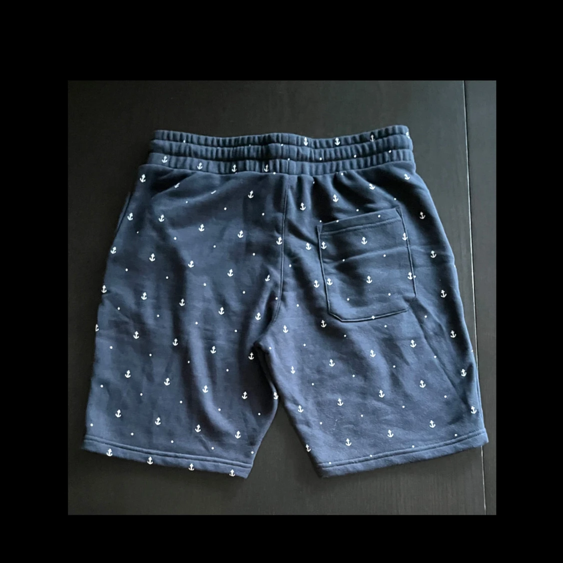 Marinblå shorts med ankare från FSBN - 1