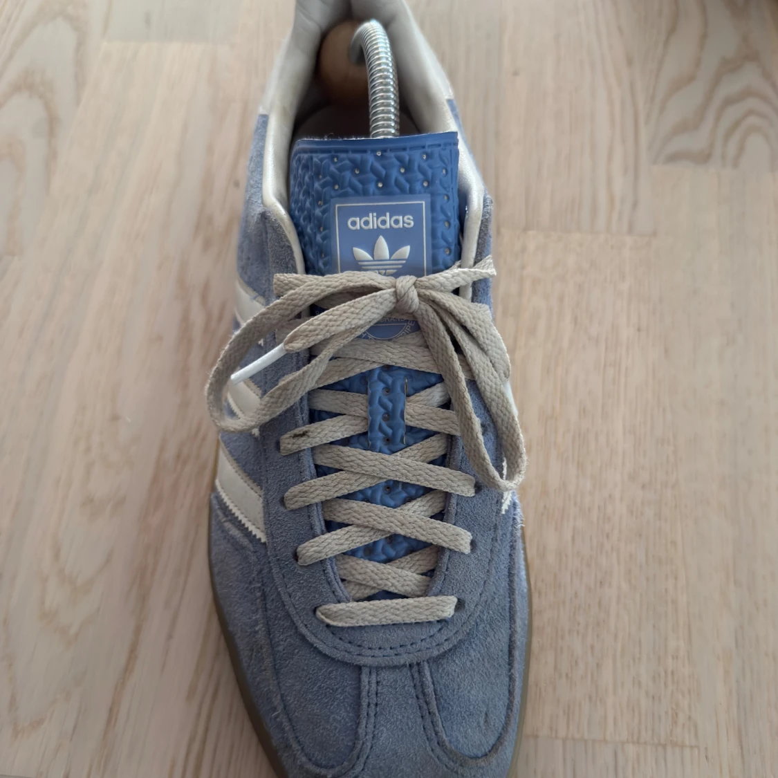 Adidas Samba i ljusblå mocka - 2