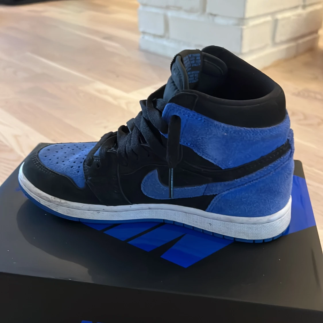 Nike Air Jordan 1 High OG Svart/Blå - 3