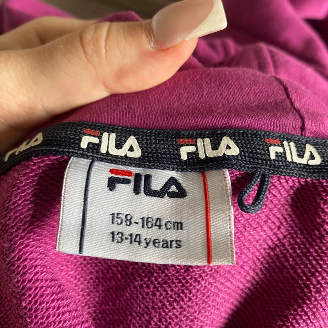 Lila hoodie från FILA - 4