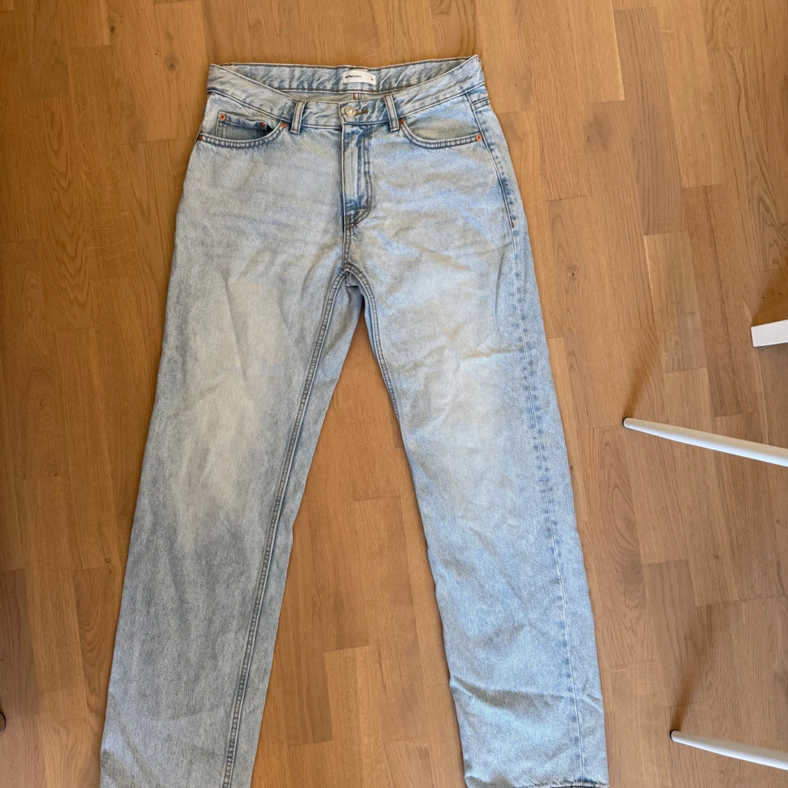 Ljusblå raka jeans  - 3