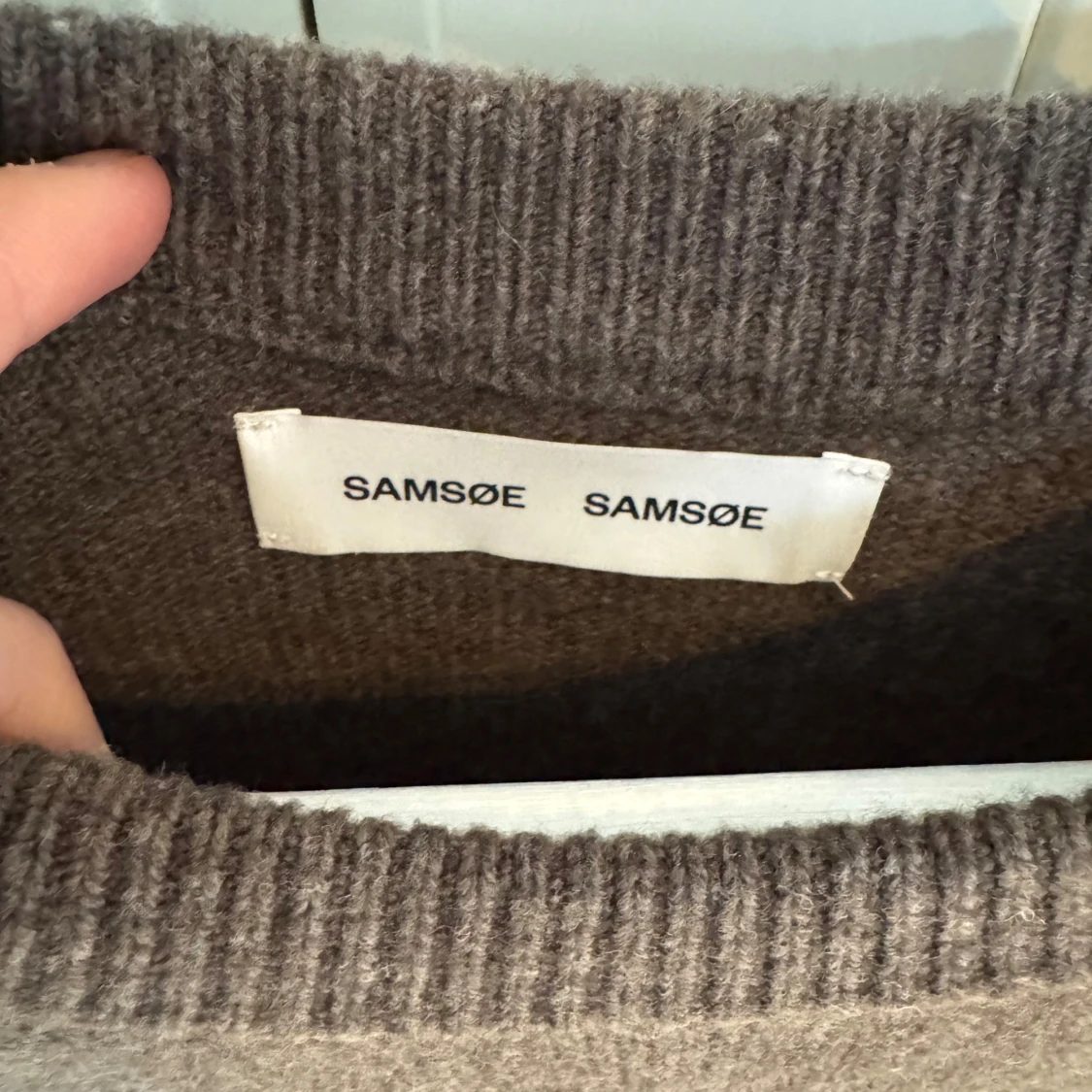 Brun stickad tröja från Samsøe Samsøe - 2