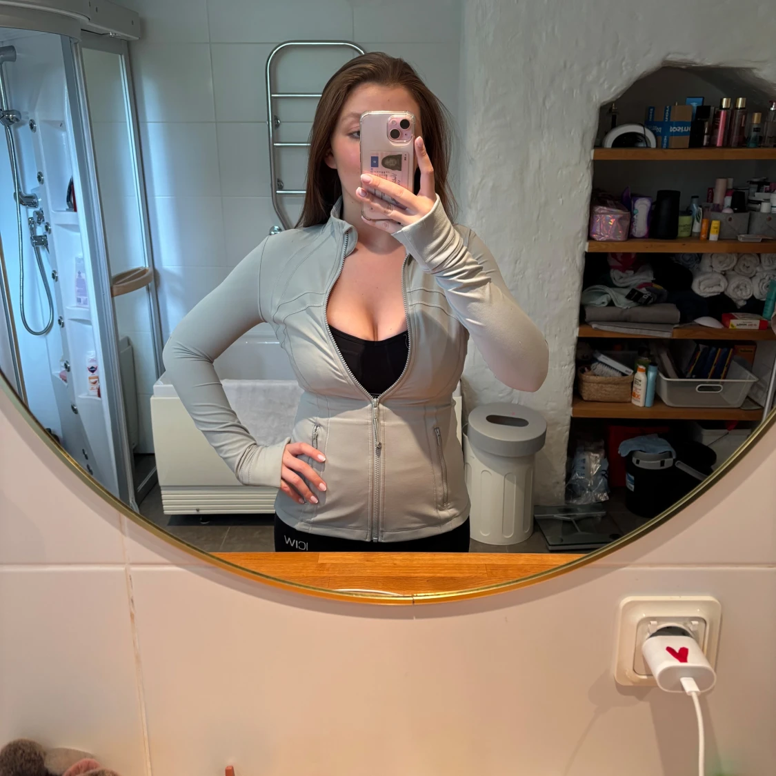 Mintgrön träningsjacka från Lululemon - 3