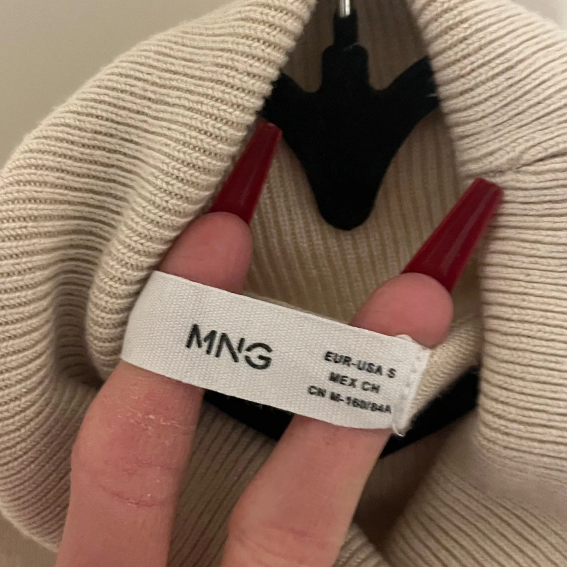 Beige polotröja med kort ärm från MNG - 3