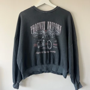 Sweatshirt från Gina Tricot  - Säljer en sweatshirt från Gina Tricot med coolt tryck på, i bra skick 🫶
