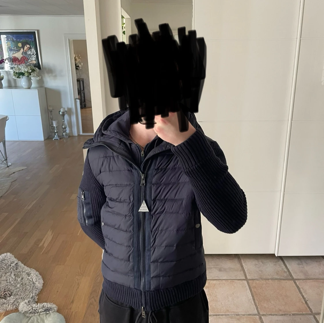 Blå moncler cardigan - 4