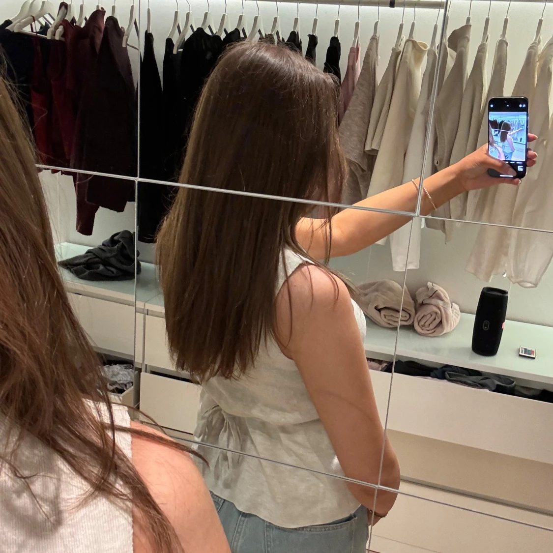  ärmlös topp med knytband/kan tas bort  - 1