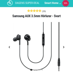Hörlurar/headset från Akg (2st par, oanvända ena kvar i förpackning) - Lurar av hög kvalitet. Trådade och med mycket bra ljud. Ett par för 130kr eller ta båda för 200kr