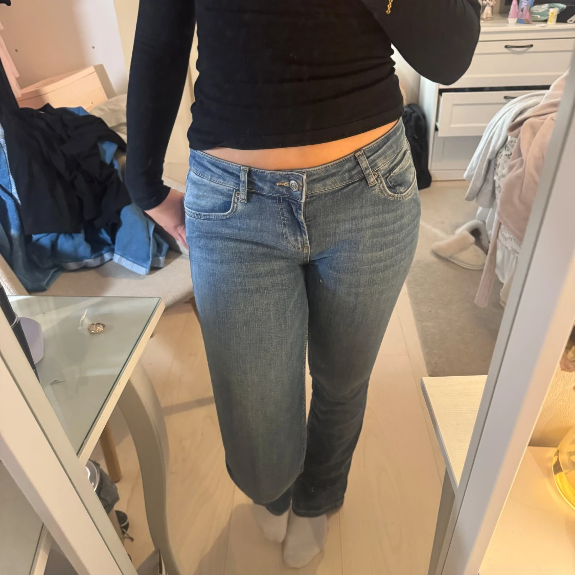 Blå jeans från Zara 