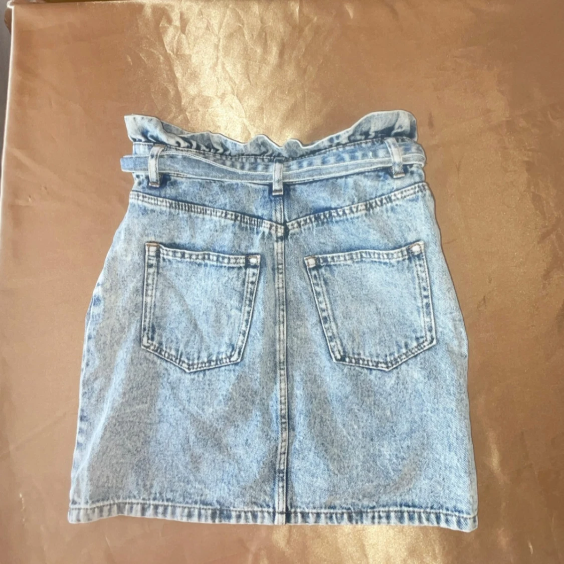 Jeanskjol med bälte  - 3