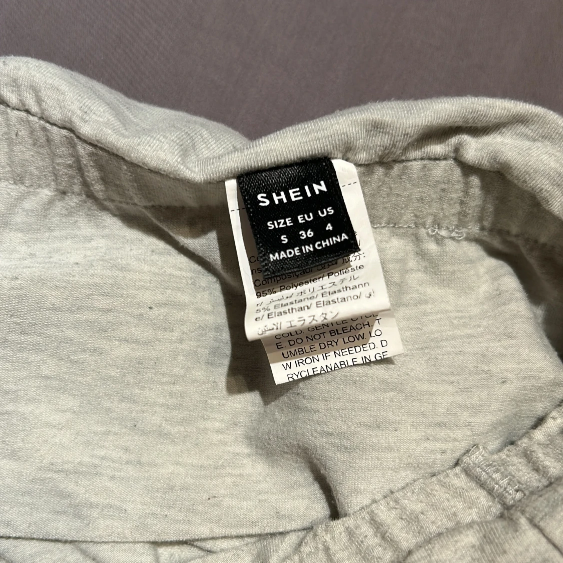 Ljusgrå långkjol från SHEIN - 2