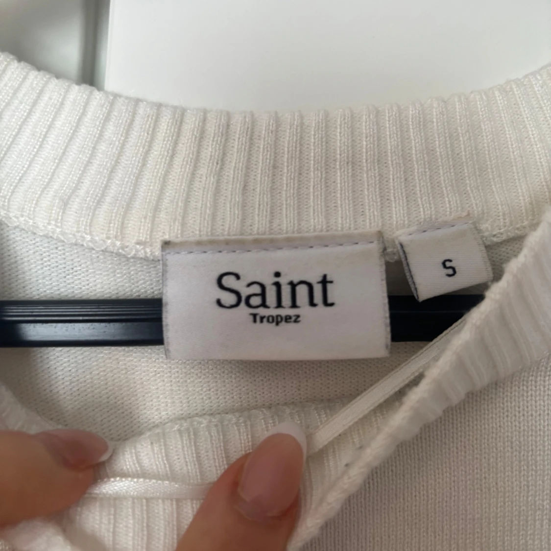 Vit stickad tröja från Saint Tropez - 1