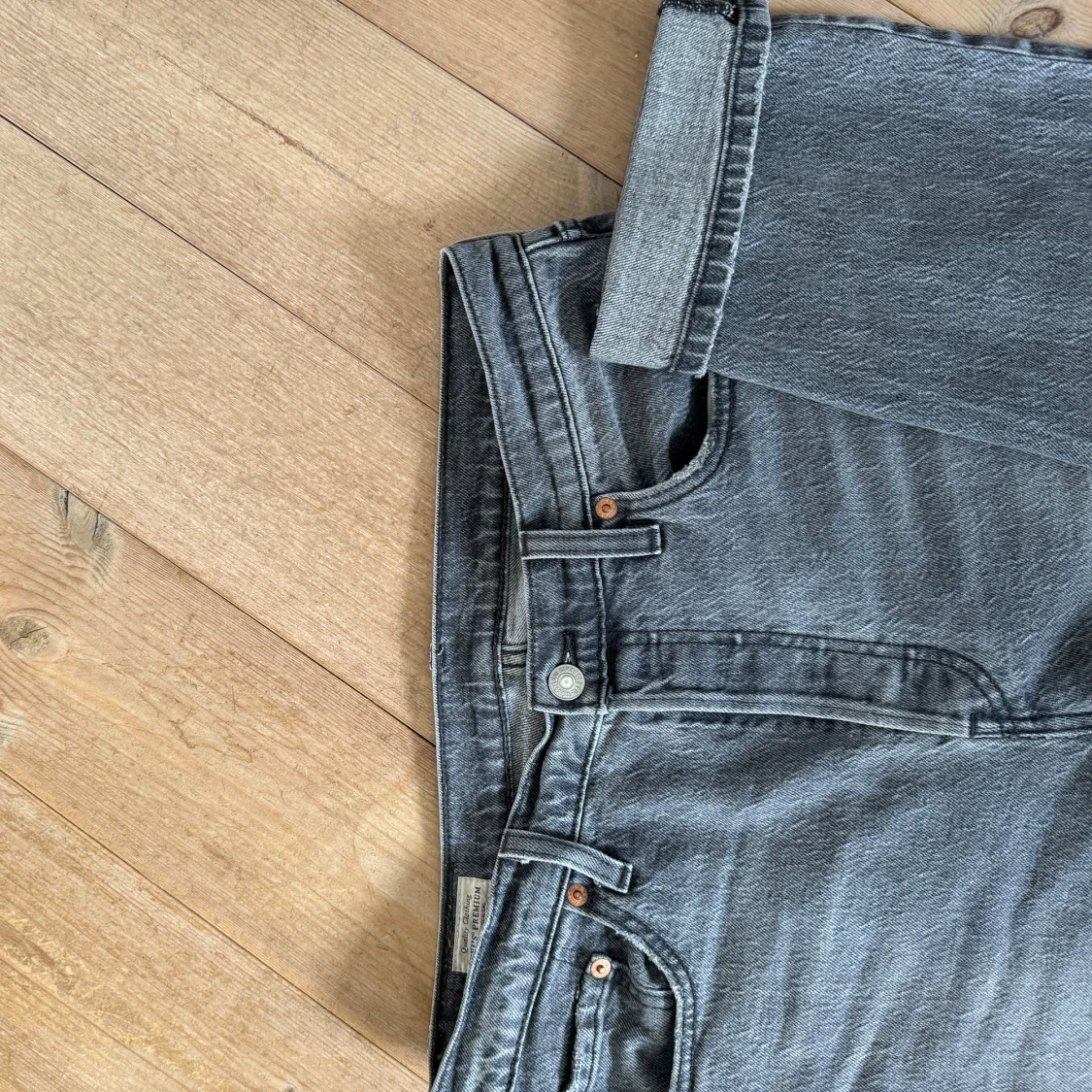Levi's 501 grå jeans - 1