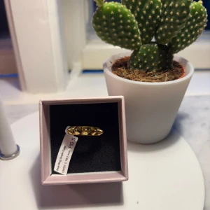 Peak Ring Single Gold ring - Fin ring från Edblad, helt ny lappen kvar❣️ säljer pga, den inte går att skicka tillbaka och har redan en likadan. frågor eller liknande kom gärna privat ❣️testa lägg prisförslag. 