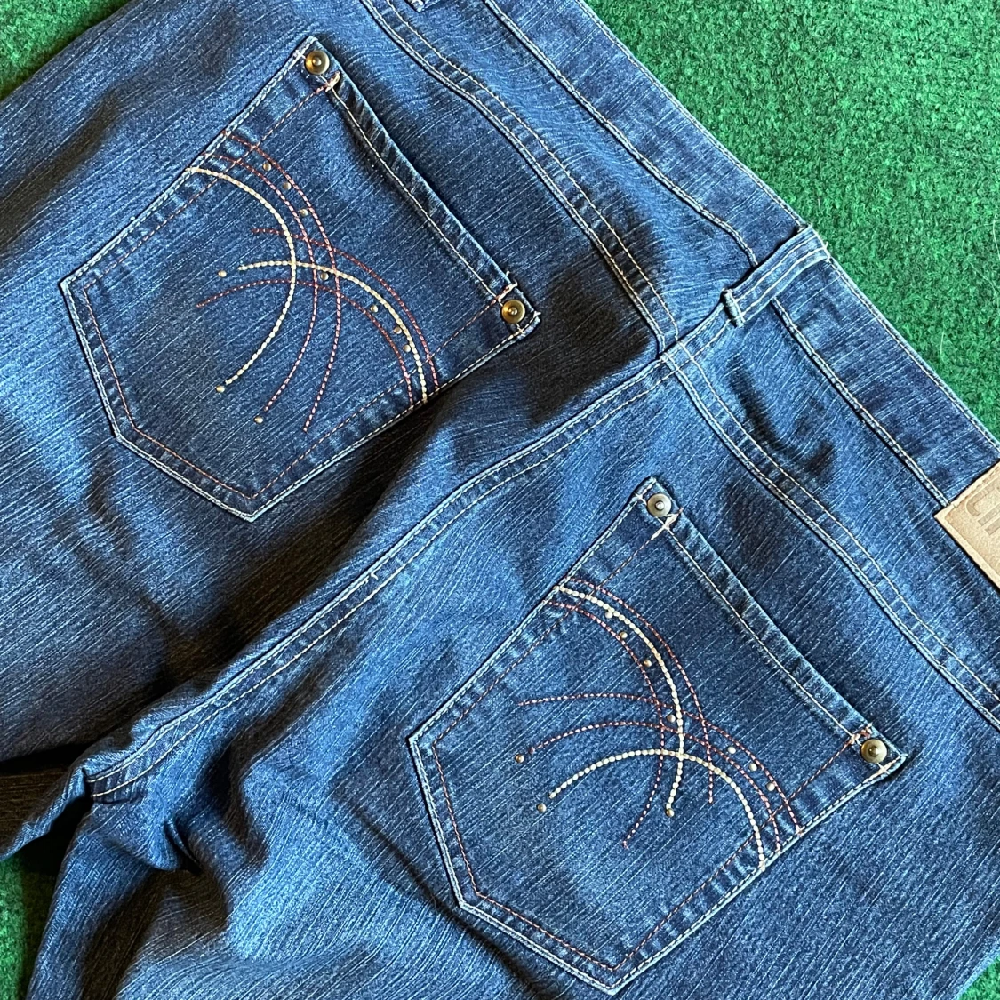 Blå jeansbyxor från Time, stl 44L - 1