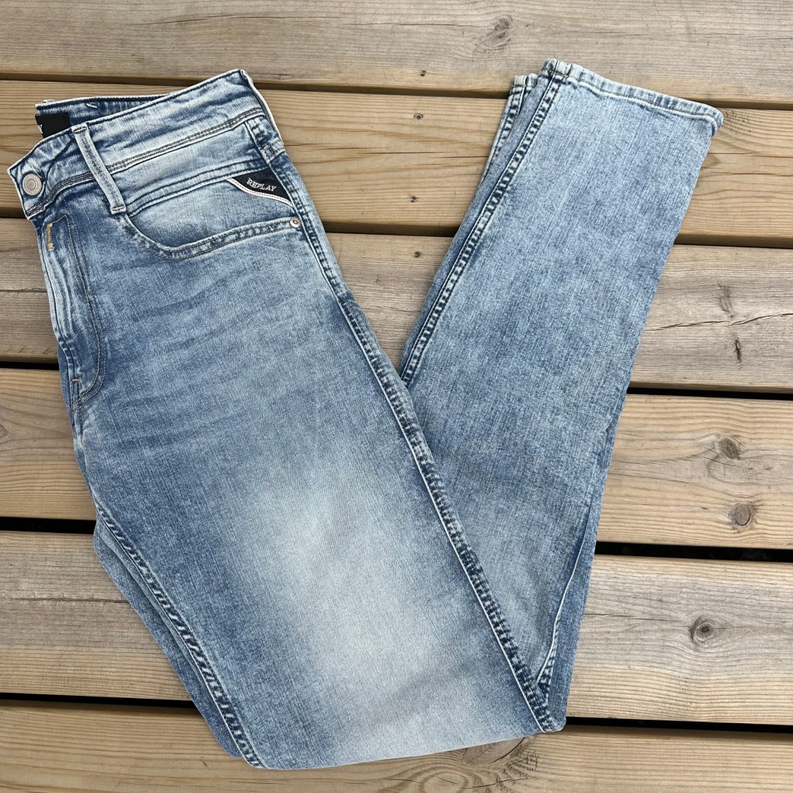 Replay Anbass ljusblå jeans - 1